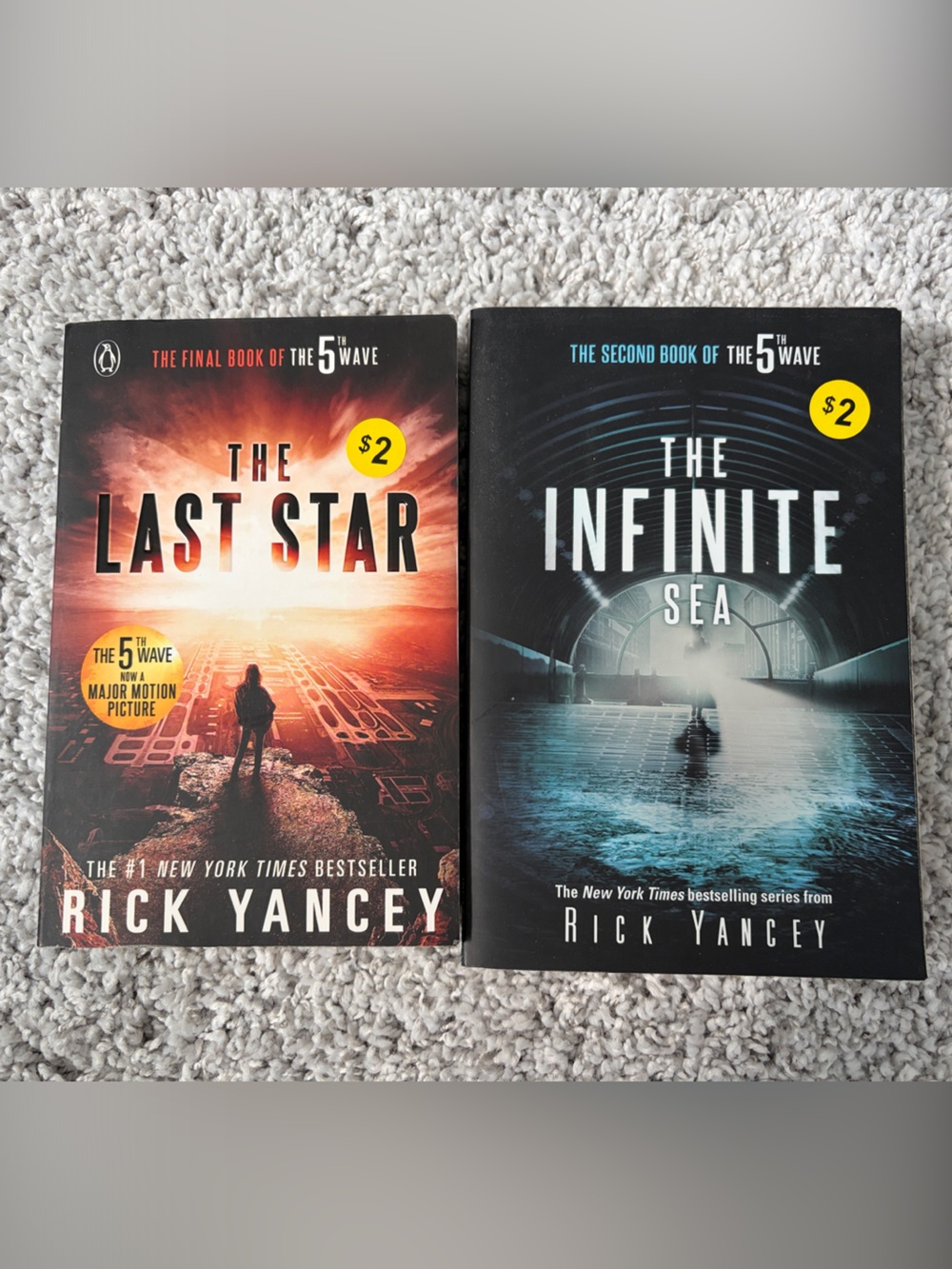 The Infinite Sea & The Last Star Book Set - Black/Orange Covers